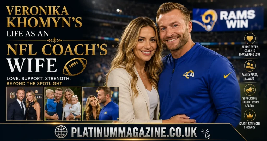 Veronika Khomyn: The Untold Story Behind Sean McVay's Wife, Her Career, and Their Life Beyond the Sidelines 3 Veronika Khomyn's Life as an NFL Coach's Wife