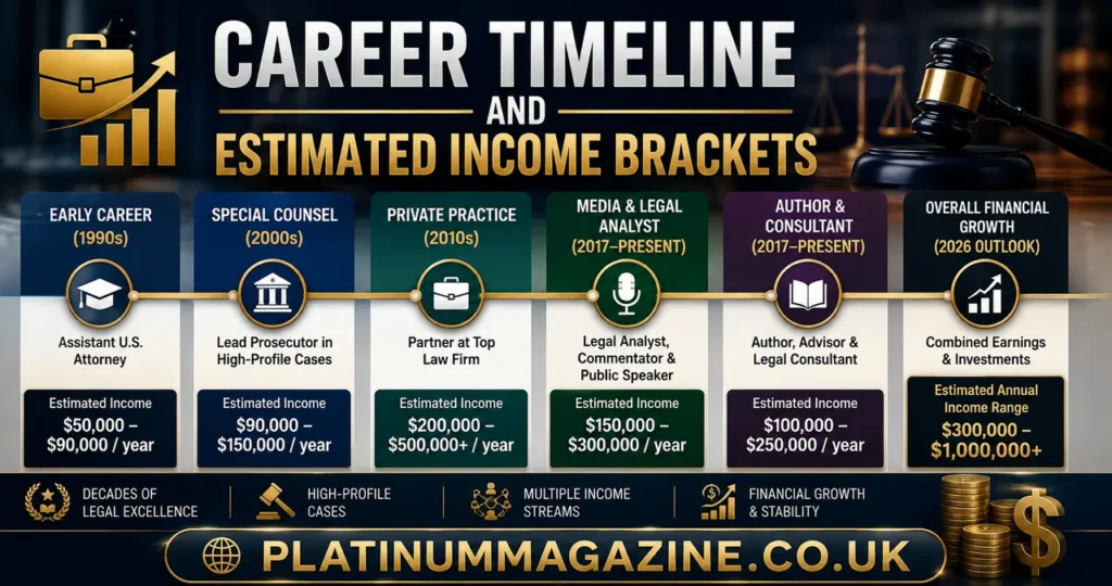 Andrew Weissmann Net Worth 2026: Inside the Prosecutor's Wealth, Career Earnings, and Financial Journey 2 Career Timeline and Estimated Income Brackets