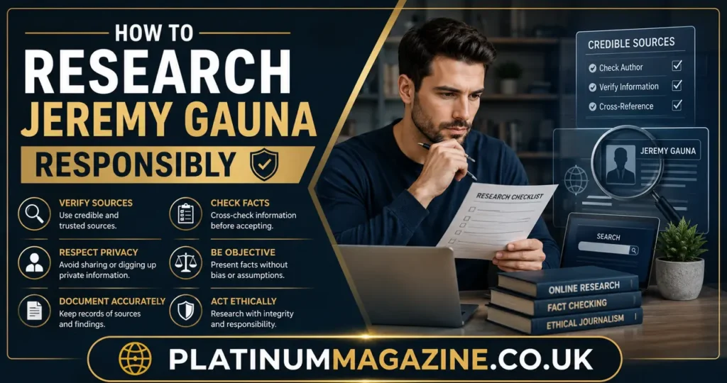 Jeremy Gauna: Biography, Career, Personal Life, and Latest Updates 3 How to Research Jeremy Gauna Responsibly